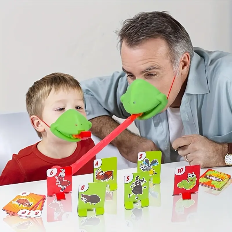 Toptan dekompresyon kurbağa müzik çocuk ebeveyn kurulu bulmaca oyunu bukalemun kertenkele maskesi stres oyuncakları
