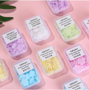 Savon liquide pour les mains aux pétales <span class=keywords><strong>de</strong></span> rose, mini-fleurs <span class=keywords><strong>de</strong></span> papier dissolvables, ingrédients naturels, soin <span class=keywords><strong>de</strong></span> la peau, accessoire <span class=keywords><strong>de</strong></span> bain et <span class=keywords><strong>de</strong></span> toilette quotidien - Product Image 4