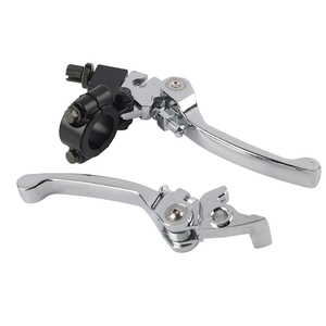 Ensemble de leviers d'embrayage et de frein pour moto, 22mm, 7/8 pouces, guidon pliable pour 50cc, 110cc, 125cc, 200cc, TTR SSR <span class=keywords><strong>Apollo</strong></span> <span class=keywords><strong>125</strong></span>, Pit <span class=keywords><strong>Dirt</strong></span> Bike - Product Image 1