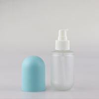 Flacon de pulvérisation en plastique PET macaron couleur pilule capsule en forme de voyage taille blanc rose bleu emballage cosmétique bouteille de pompe à brouillard fin