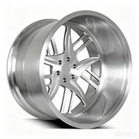 Jantes forgées personnalisées SL 22 24 26 28 30 pouces 6x5.5 8x6.5 à déport profond super simple polies pour Ford F150 F250 GMC Sierra 1500