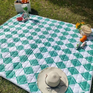 Tapis de pique-nique extérieur Sortie de printemps Sortie d'automne Tapis de station balnéaire résistant à l'humidité Coussin Oxford - Product Image 3
