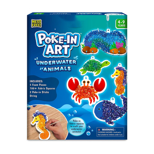 New Poke Trong Nghệ Thuật Tự Làm Trẻ Em Bộ Dụng Cụ Thủ Công Động Vật Đại Dương Gió Chime Poke Nghệ Thuật Thiết Lập Nghệ Thuật Và Hàng Thủ Công Cho Trẻ Em - Product Image 5