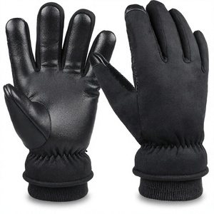 Custom Logo Winter Ski <b>Gloves</b> <b>Waterproof</b> <b>Thermal</b> Full Finger Touchscreen Polyester Mittens for Snowboarding Outdoor Use - Product Image 4