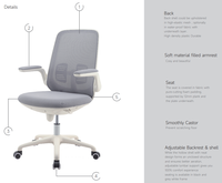 Büromöbel Set Ergonomischer Stuhl für Büro Chaises De Bureau Home Games Stühle Drehbarer Bürostuhl mit Armlehne