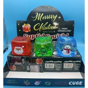 Jouet en caoutchouc à presser Père Noël, renne tendance TikTok, anti-stress, jouet créatif bonhomme de neige SG - Product Image 1