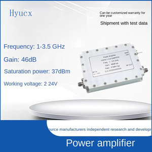 37dBm 5W เครื่องขยายสัญญาณ RF กำลังขยาย 1-3.5GHz พร้อมขั้วต่อสแตนเลส 46dB HY-1-3.5-G40P23S 1-3.5GHz เครื่องขยายสัญญาณ RF - Product Image 4