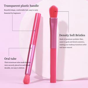 Ensemble de pinceaux et éponges de maquillage, pinceau à paupières, pinceau à poudre, outils de beauté, ensemble d'éponges de maquillage portables pour les voyages - Product Image 2