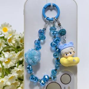 Kit Charm Fai-da-te Autentico 'Goodnight Starry Sky': Cristallo Ortensia, Perline Fragola e Graziosi Elementi Decorativi per Telefono/Borsa - Product Image 3