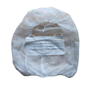 Capuche d'astronaute PP pour atelier de l'industrie alimentaire Casquette <span class=keywords><strong>Astro</strong></span> non tissée avec masque facial - Product Image 3
