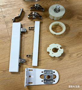 Accessoires de quincaillerie pour stores de lucarne, roulettes modernes en acier pour portes coulissantes, accessoires de rideaux, poulie - Product Image 4
