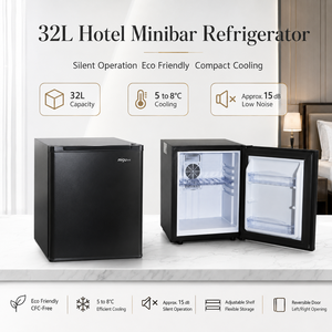 Réfrigérateur d'hôtel avancé 55W sans givre pour le confort des clients d'hôtels <span class=keywords><strong>de</strong></span> <span class=keywords><strong>luxe</strong></span> - Product Image 3