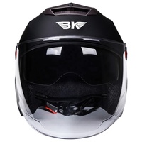 Nouvel Arrivage Casque Moto Ouvert en ABS Tendance pour Adulte, Doublure Coton, Demi-Casque Vente en Gros