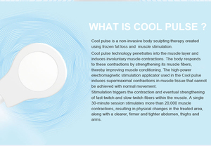 Appareil de beauté CoolPulse pour l'amincissement et la réduction de la graisse abdominale, pour la construction musculaire abdominale, utilisation à domicile - Product Image 2