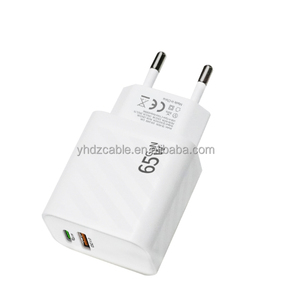 Caricabatterie telefono PD 65W adattatore di alimentazione USB-<span class=keywords><strong>C</strong></span> <span class=keywords><strong>US</strong></span>/EU tipo presa <span class=keywords><strong>C</strong></span> caricatore da muro USB A + <span class=keywords><strong>C</strong></span> caricabatterie - Product Image 3