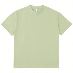 380G Heavyweight Oversized <b>Plus</b> <b>Size</b> T Shirt for Men Wholesale Custom High Quality 100% Cotton Blank Men's T-Shirt - Product Image 5