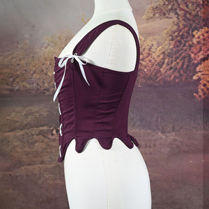 Body Shaper Crop Top <span class=keywords><strong>Femme</strong></span> Tendance avec Taille à Baleines et Ourlet Ouvert - Product Image 2