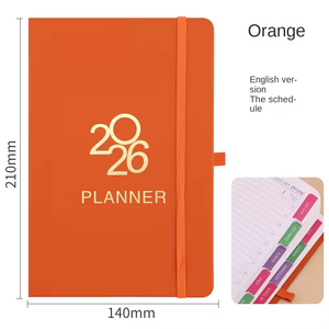 Bán buôn 365 ngày Nhật Ký hàng tháng kế hoạch hàng tuần A5 PU da máy tính xách tay tùy chỉnh chương trình nghị sự 2026 lịch lập kế hoạch - Product Image 6