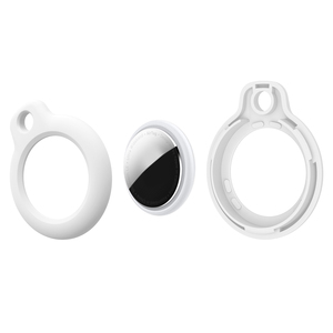 Nouvel arrivage boîtier PC galvanisé couverture creuse pour <span class=keywords><strong>Apple</strong></span> AirTags avec anneau en métal - Product Image 6