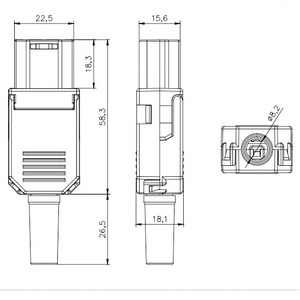 ปลั๊กไฟ AC แบบ 3 ขา ตัวผู้และตัวเมีย 10A 250V มาตรฐาน พร้อมสายดิน วัสดุ ABS - Product Image 4