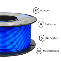 Filament d'imprimante 3D ERYONE bleu PLA + PLA Pro 330m 1.75mm haute qualité facile à imprimer garantie 1 an