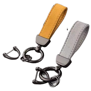 Llavero de Moda de Alta Calidad, Cuero Genuino con Aleación de Zinc, Color Duradero - Product Image 2