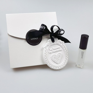 Air Miss Aroma <span class=keywords><strong>Diffuser</strong></span> Hình Bầu Dục Khắc Thơm Gốm Đá Treo Aroma Đá Khuếch Tán - Product Image 3