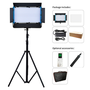 Yidoblo 100w bi color white Panel LED film shooting studio <span class=keywords><strong>video</strong></span> A-2200IIT <span class=keywords><strong>con</strong></span> 10 effetti di illuminazione illuminazione fotografica - Product Image 6