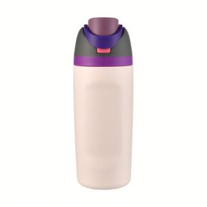 Botella de Agua Deportiva Personalizada, Libre de BPA, Aislada al Vacío, Ecológica, de Acero Inoxidable, de 16 oz, con Pajita, para Viajes y Automóvil - Product Image 3