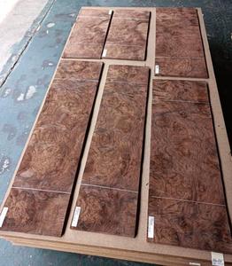 Impiallacciatura di Radica di Noce Naturale all'Ingrosso, Foglio di Impiallacciatura di Radica di Noce da 0,5 mm <span class=keywords><strong>per</strong></span> Pavimenti e Mobili - Product Image 2