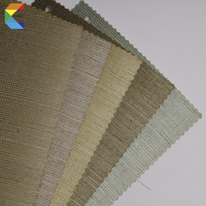 Papel pintado natural tejido hierba de lino Sisal innovador pared Hotel decoración comercial respetuoso con el medio ambiente duradero - Product Image 1
