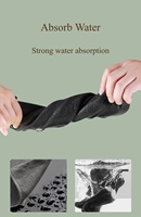 Draps de serviettes de bain pour hommes en microfibre pure épaissie personnalisés en usine Boucle de velours fin à absorption rapide sans perte pour un usage domestique
