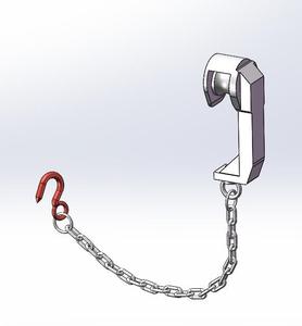 Grillete para Sangrado de Ganado para Equipos de Procesamiento en Plantas de Sacrificio de Ganado - Product Image 5