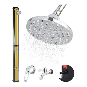 Vente flash : la dernière conception de la saison estivale, douche solaire familiale couleur or 35L, douche de plage, douche extérieure, Garten Solardusche - Product Image 2