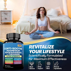 Capsule di Ashwagandha e <span class=keywords><strong>L</strong></span>-Teanina OEM 60 Capsule per Migliorare <span class=keywords><strong>l</strong></span>'<span class=keywords><strong>Attenzione</strong></span> e lo Stato Emotivo Capsule di Magnesio - Product Image 3