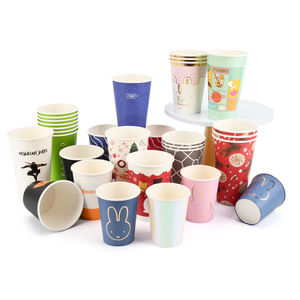 Gobelet en papier jetable 80 oz, simple paroi, biodégradable, pour café, avec impression de logo personnalisée, qualité alimentaire, impression offset - Product Image 6