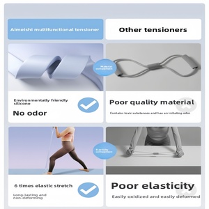 8-Shaped Resistance <b>Band</b> for Shoulder Training Elastic Exercise <b>Band</b> for Yoga Pilates Physical Therapy Shoulder Training Elastic - Product Image 4
