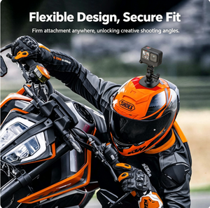 Adaptador de Liberación Rápida Curvo Adhesivo para Cámara de Acción en Casco de Motocicleta Feichao, Compatible con Hero 13/12 Insta360 ACE PRO - Product Image 5