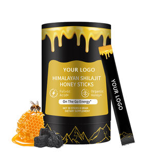 OEM ODM Custom Shilajit Suplemento Mel Himalaia Orgânico Ácido Fúlvico Shilajit Honey Sticks Minerais Categoria do produto - Product Image 1