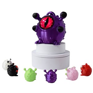 Figurines de monstres Cthulhu à grands yeux imprimées en 3D 2026, jouets anti-stress à yeux simulés, décoration d'Halloween pour la maison, cadeaux pour enfants - Product Image 2