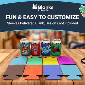 Enfriadores de Latas Plegables de Espuma, Fundas Personalizadas para Bodas, Fiestas, Proyectos de HTV y Sublimación - Product Image 4