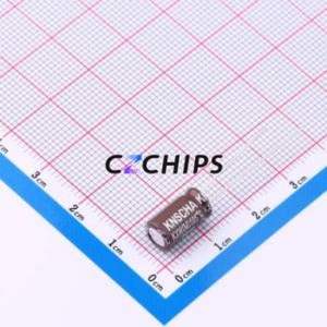 DXW025M227E112S1AA ตัวเก็บประจุอลูมิเนียมอิเล็กโทรไลติกผ่านรู D6.3xL11mm 220uF 20% 25V 640mA-100kHz - Product Image 2