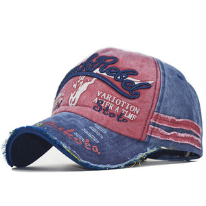 Gorra de Béisbol de Mezclilla Lavada con Bordado de Cabeza de Toro, Unisex, Protección Solar, YS-Bullhead - Product Image 5