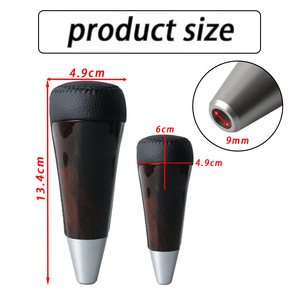 Toyota Lexus Shift Knob Wood Grain Leather Classic Style QZXN-H68 <b>Car</b> <b>Interior</b> Part - Product Image 4