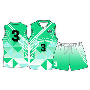 Maillot de volley-ball personnalisé pour adultes, femmes et hommes, 100% polyester, respirant, anti-rides, séchage rapide, service <span class=keywords><strong>OEM</strong></span>, tailles personnalisées - Product Image 5