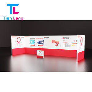 Diseño Modular de alta calidad, marco de aluminio portátil de fácil construcción, tela de tensión SEG, pantalla LED retroiluminada, cabina de Feria Comercial 10x10 - Product Image 2