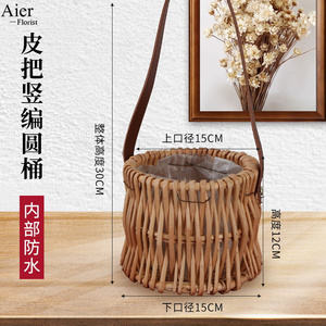 Ierflorist-Pila de mimbre para horno, se mantiene en el suelo - Product Image 6
