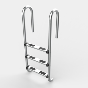 Échelle de piscine antidérapante populaire Cadison en acier inoxydable 304/316 avec marches de sécurité HAL-03/04 à 2/3/4/5 marches - Product Image 1