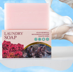 Jabón al por Mayor con Aroma a Rosas de 180g, Jabón de Lavandería con Bicarbonato de Sodio que Puede Limpiar <span class=keywords><strong>Ropa</strong></span> y Manos, Jabón Quitamanchas con Bicarbonato de Sodio - Product Image 5