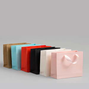 Оптовая продажа, роскошная черная обувь, упаковка для одежды, бумажные пакеты с принтом, Подарочные ювелирные изделия, винный бумажный пакет - Product Image 2